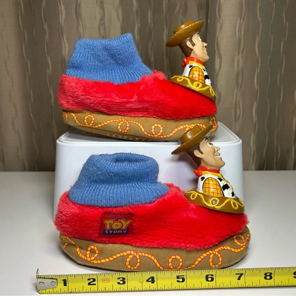 Vintage Disney Toy Story Hard Face Woody Toddler XL 11-12 Red Blue Brown
